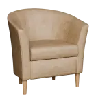 CHARLOTTE 1, křeslo, broušená látka latté